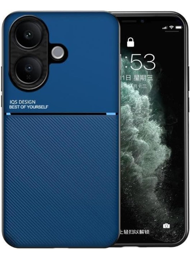 أي كيو شيلد جراب vivo v60 lite شيلد ضد الصدمات وحماية كاملة بملمس جلدي فاخر واطار مرن مزود بحماية للكاميرا ضد الخدوش لهاتف فيفو في 60 لايت (vivo v60 lite cover) - Image 2
